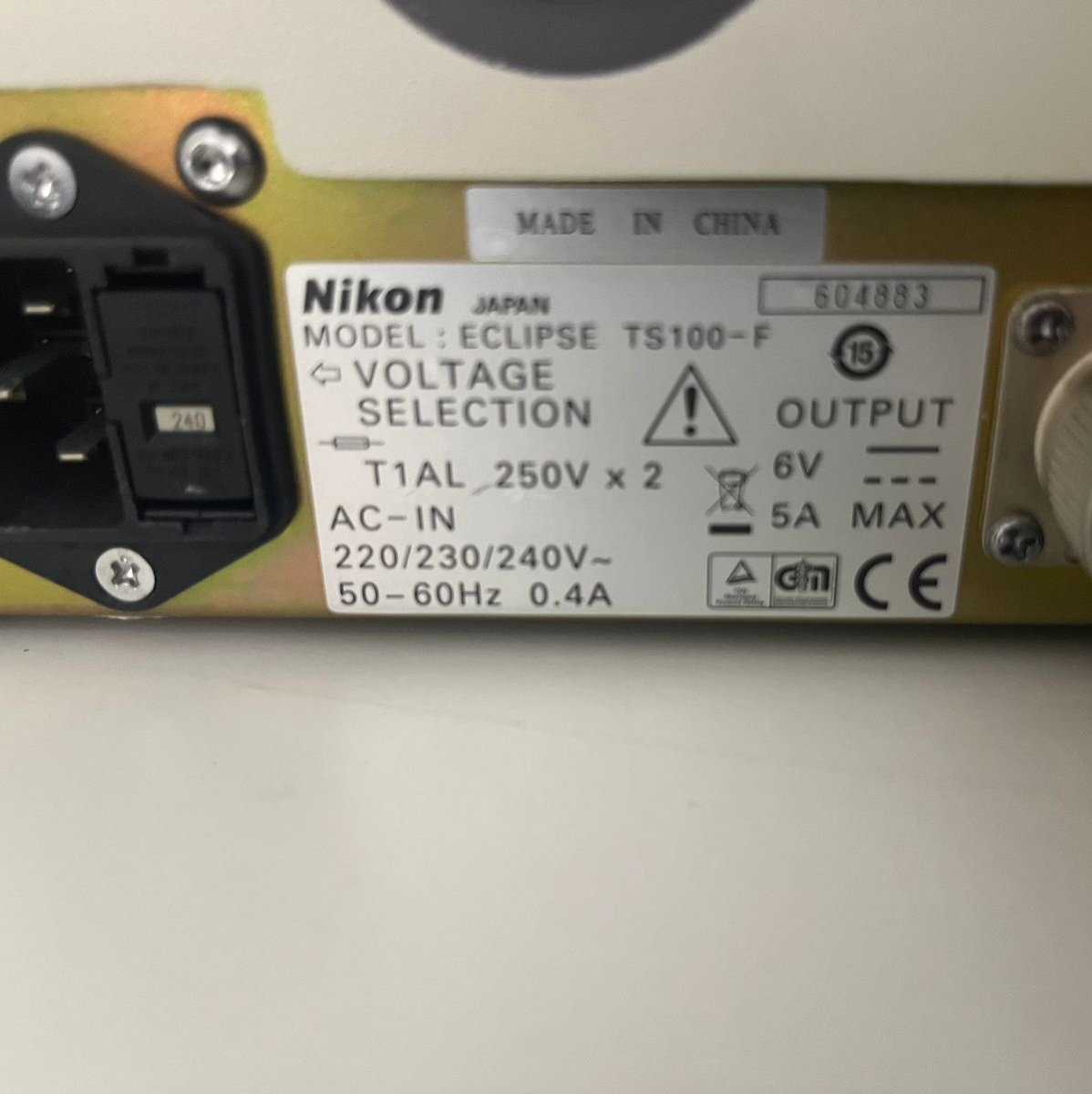 Used Microscope - Nikon - TS100 - 59.06.105.GR-59.06.106.GR