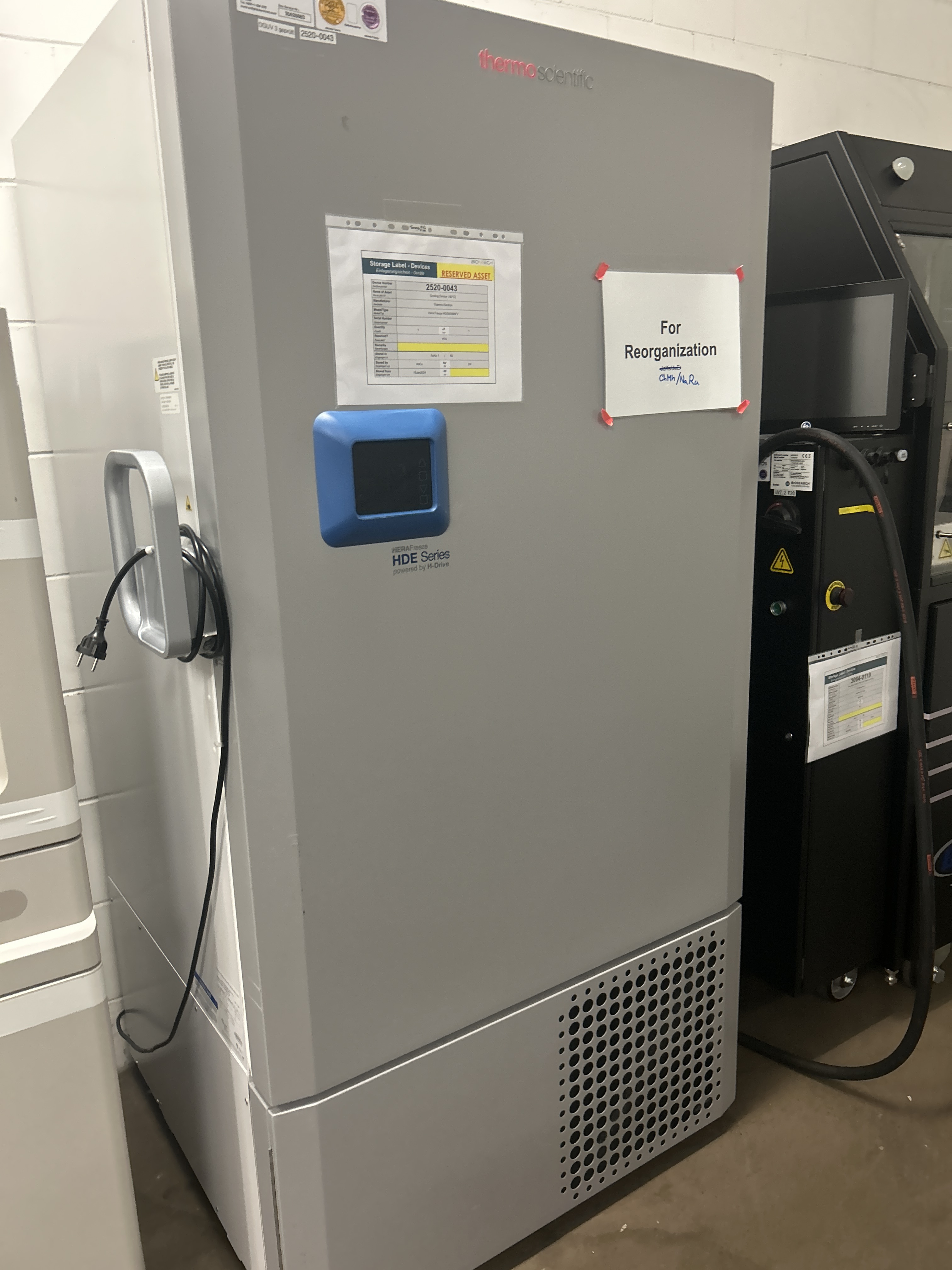 Used Freezer - Thermo Fisher Scientific - HDE60086FV - BTH198