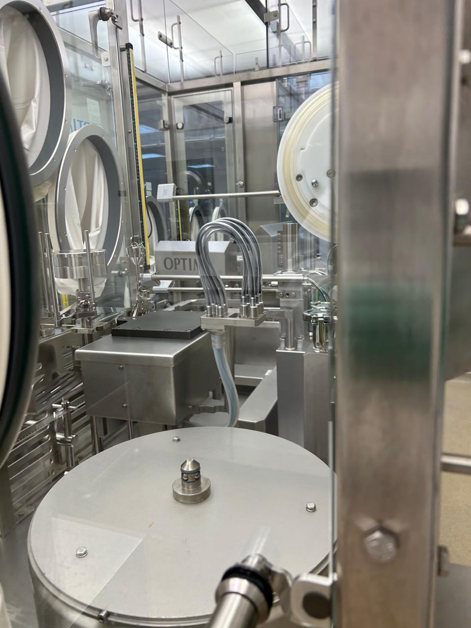 Used Syringe, Cartridge and Vial Filling line - Optima - SV125