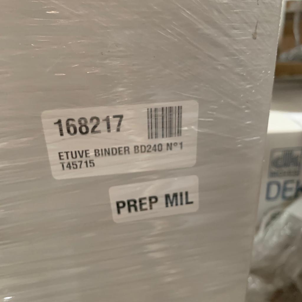 Used Incubator - Binder - KB 240 - DK1991