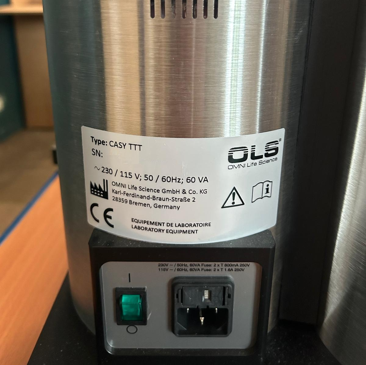 Used Cell Counter - Omni Life Science - Casy TTT 150 µm - BTH124