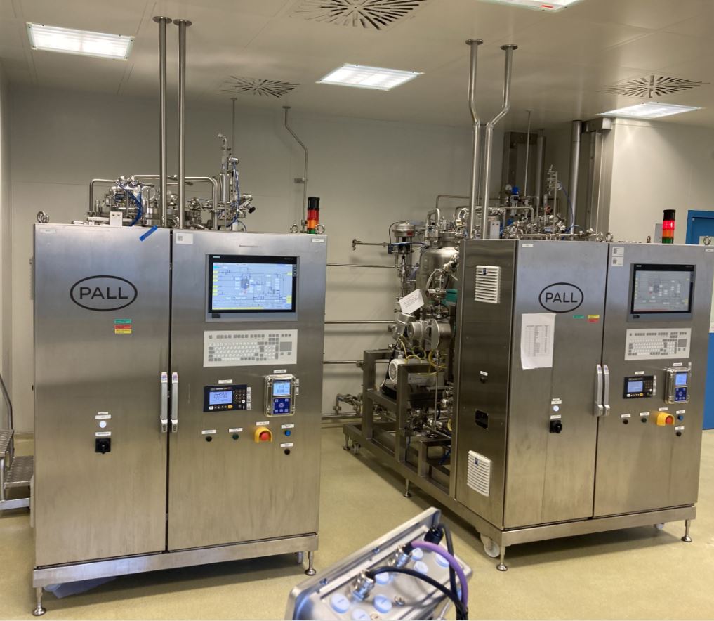 Used Flow Filtration Skid Based On TFF Platfrom - Pall - UF211 - BNT002