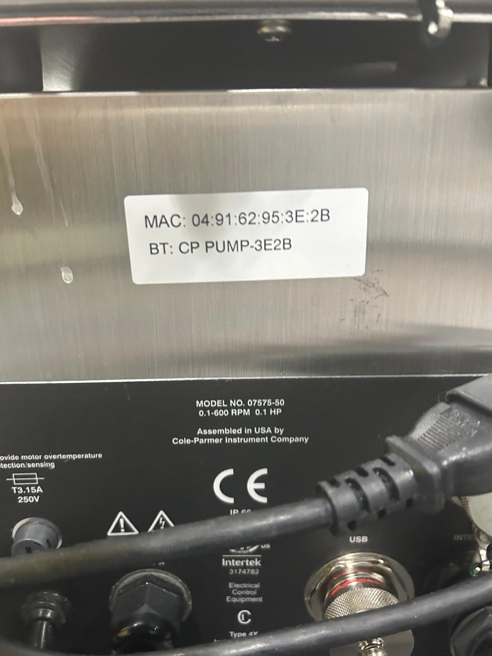 Used Peristaltic Pump - Masterflex I/P - PR034