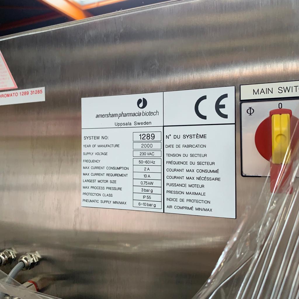 Used Chromatography Tower - Pharmacia Biotech BPS 1289 - DK145