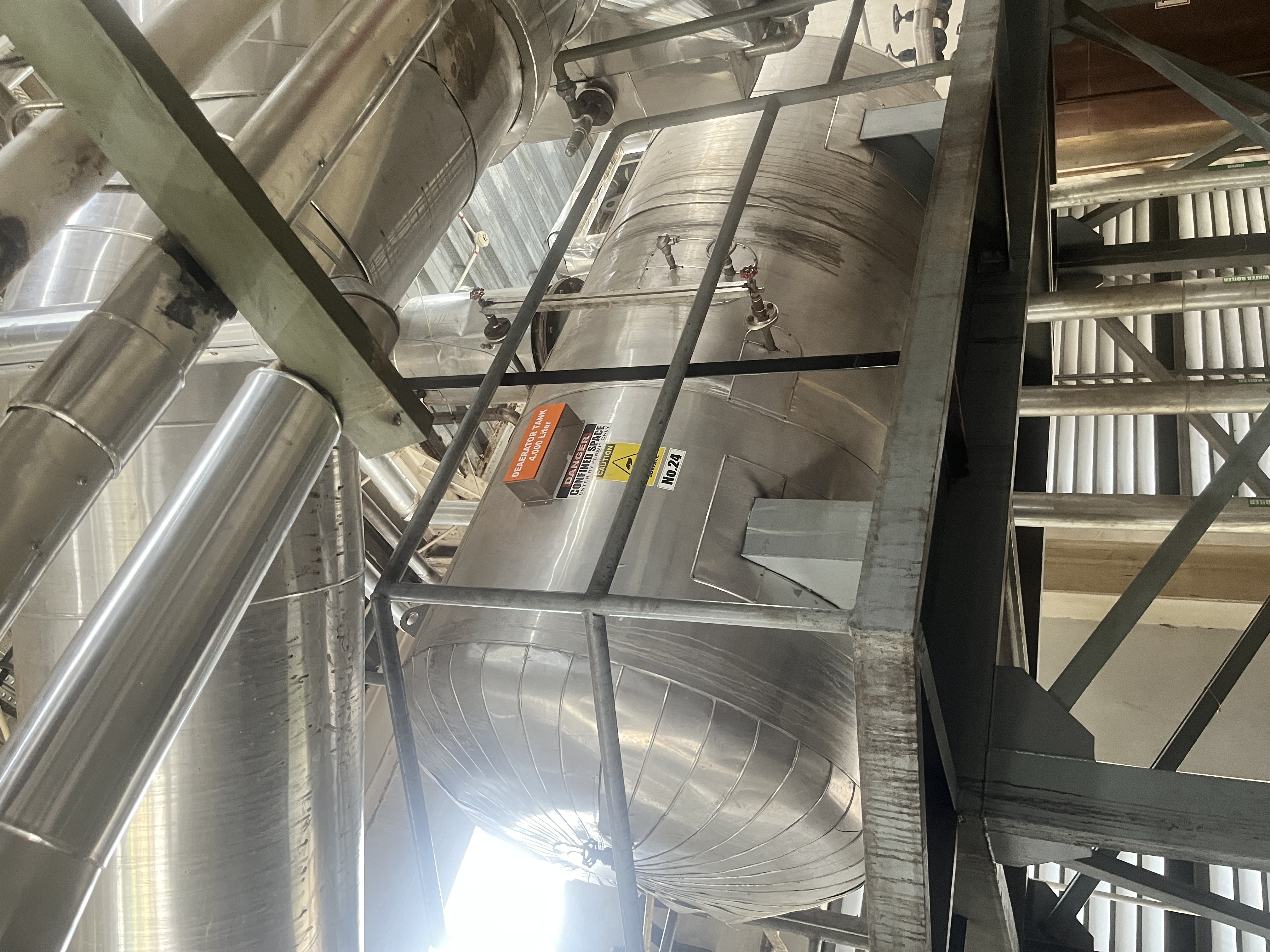 Used Atmosferic Dearator Cylindric Horizontal Tank - LC0189