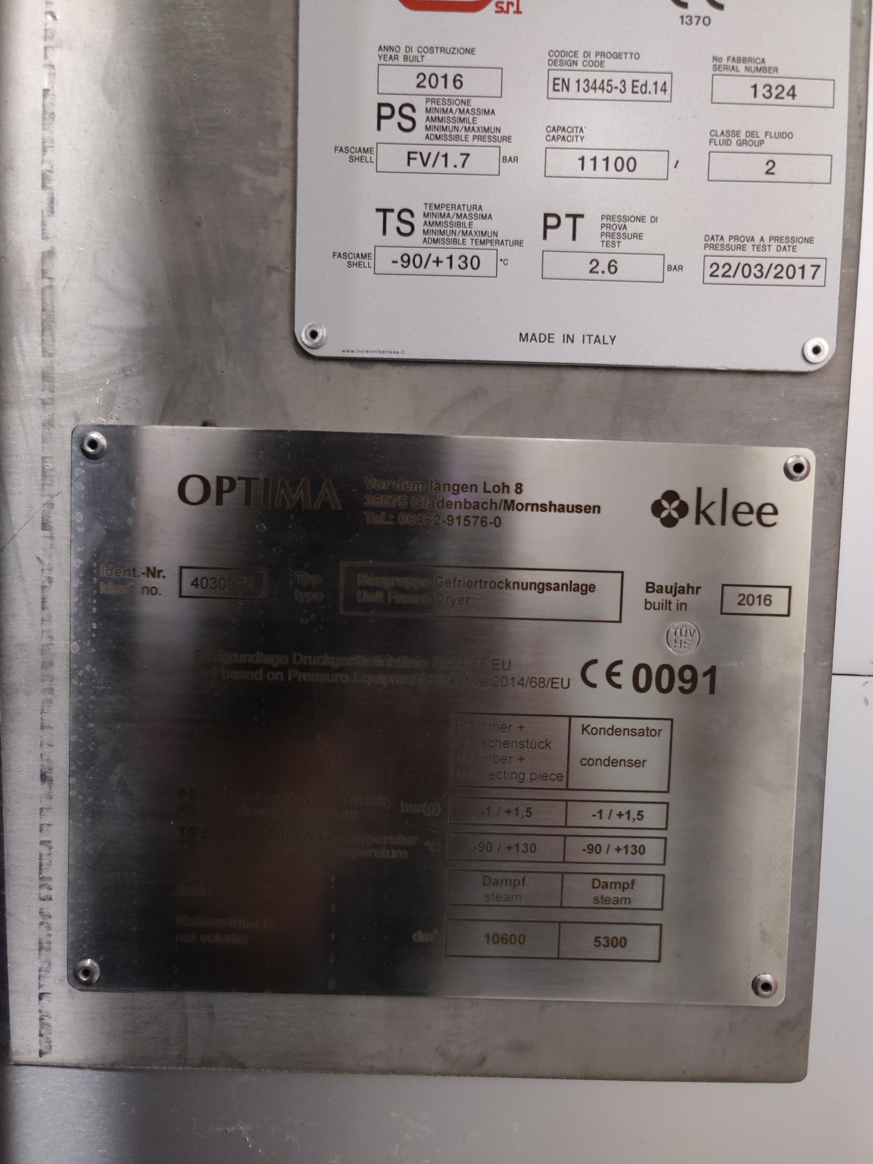 Freeze Dryer - Optima FD D29 - 001.SF