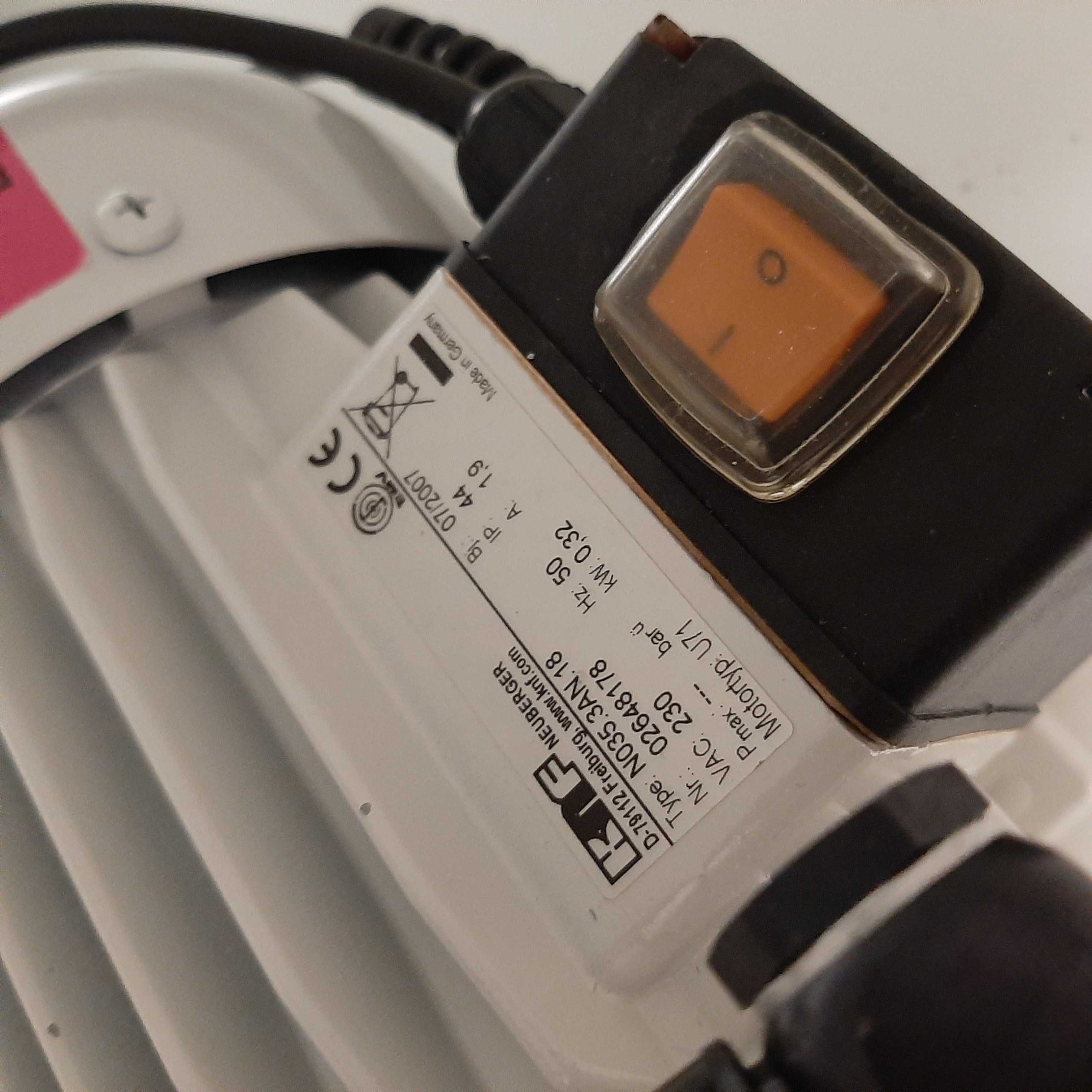 Used Motor Cuve - KNF Newberger - N035.3 AN.18 - 59.06.047.GR