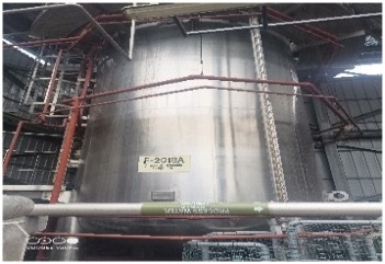 Used Ammonium Hydroxide Storage Tank 1 - Shanghai Morimatsu - SG073 