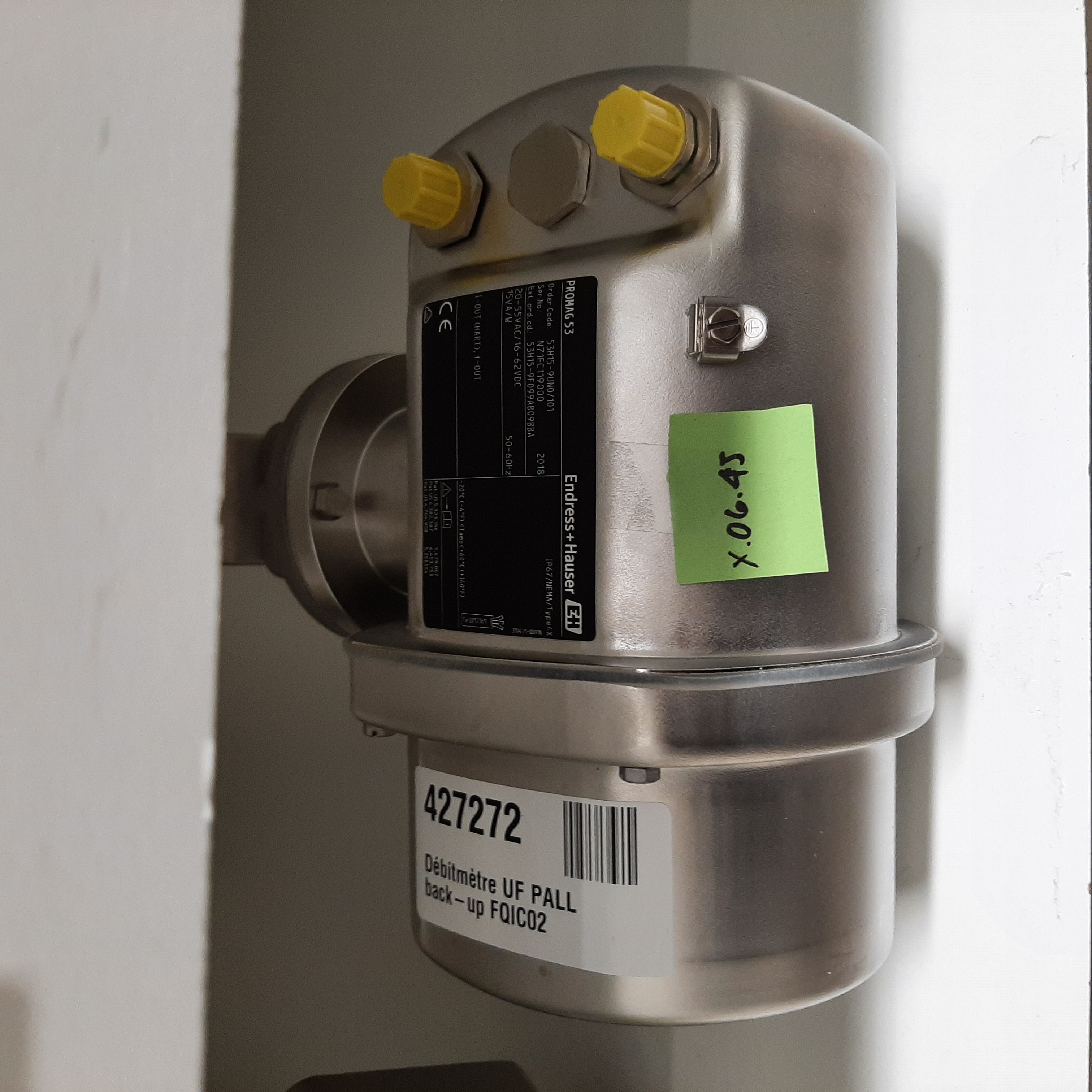 Used UF Pall - Endress Hauser - X.06.45