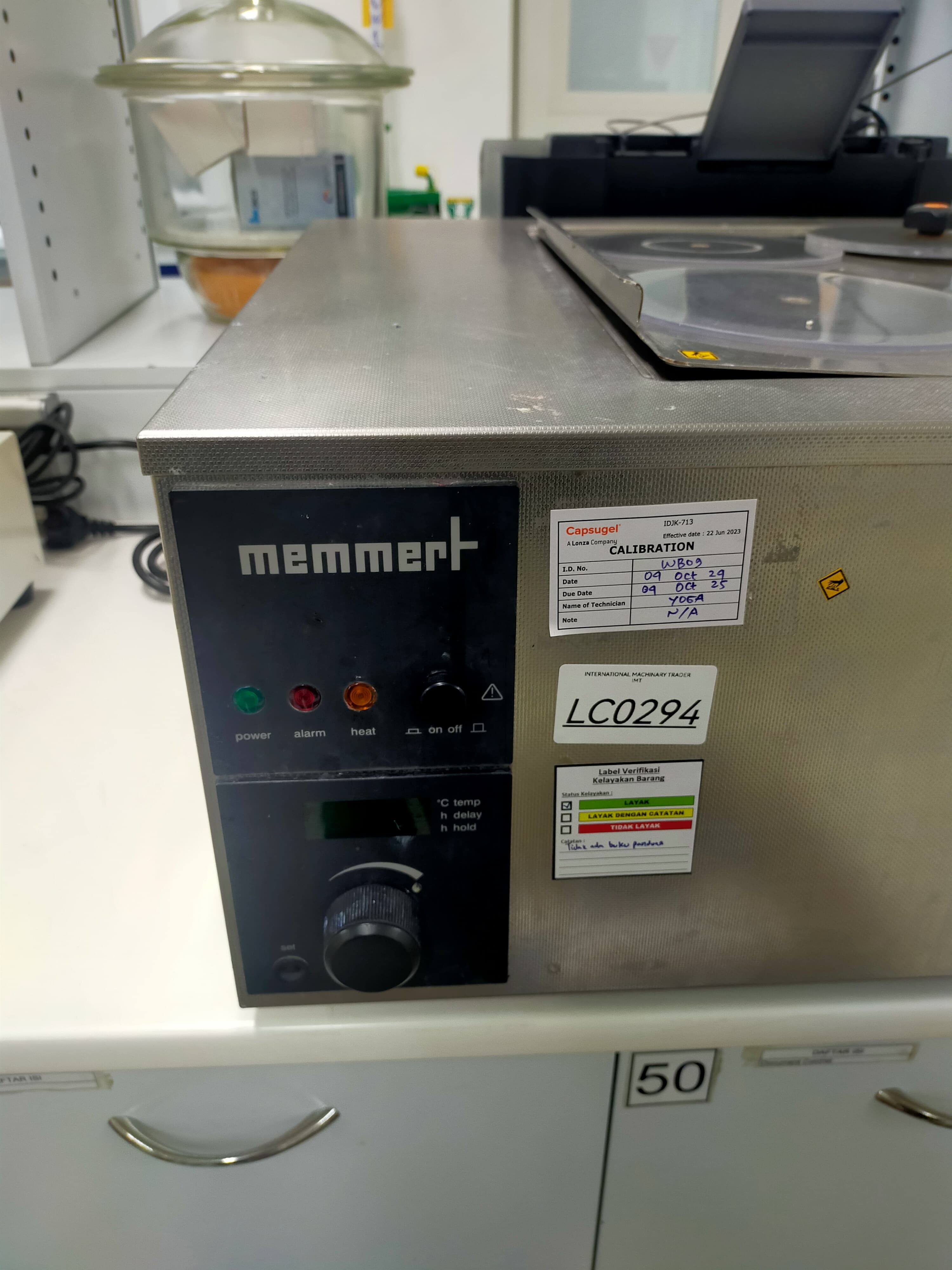 Used Water Bath - Memmert - WB 29 - LC0294, LC0295