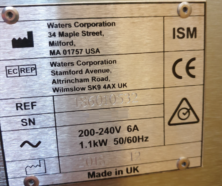 Used UPLC - Waters - Acquity - BTH188