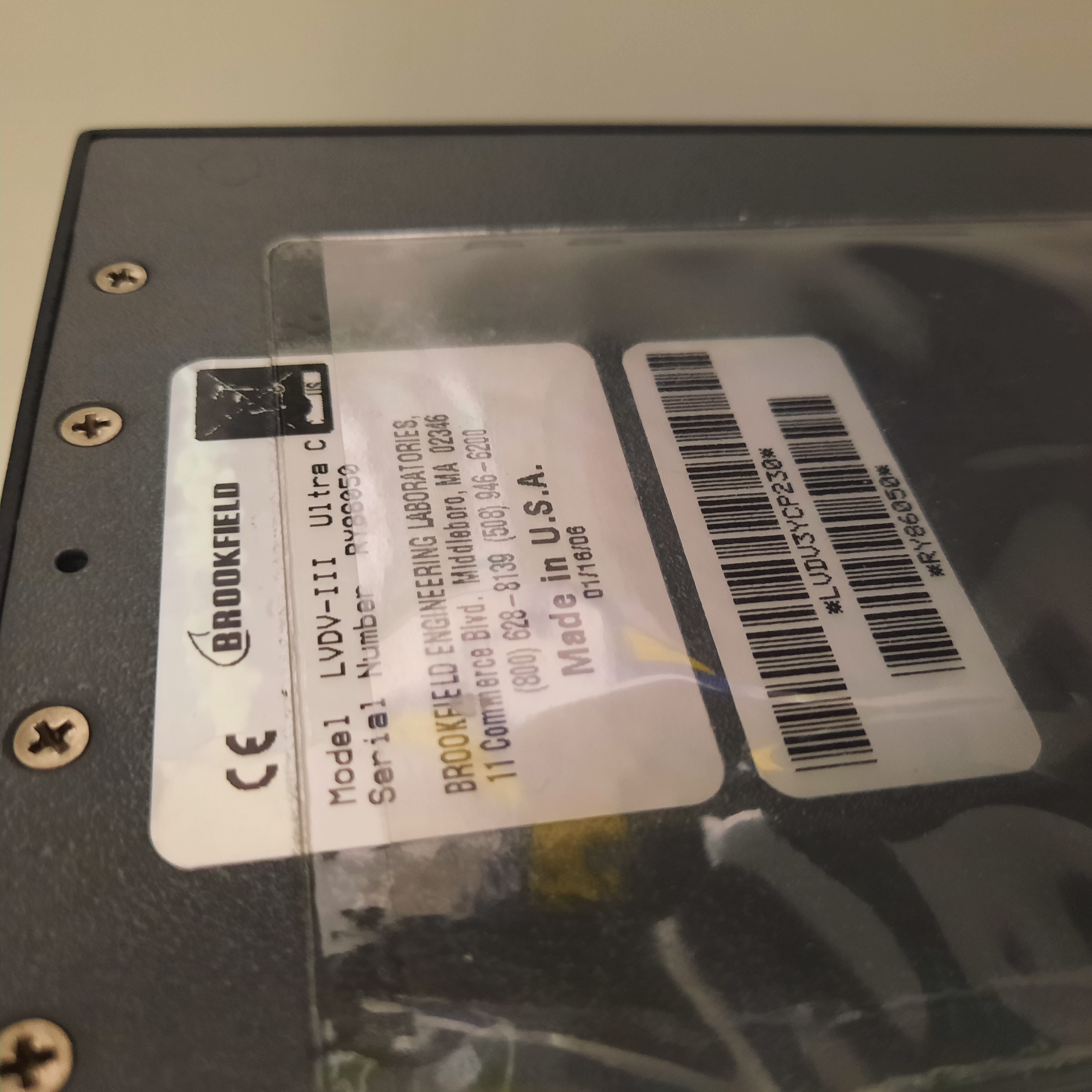 Used Viscosimetre - Brookfield - X.06.210