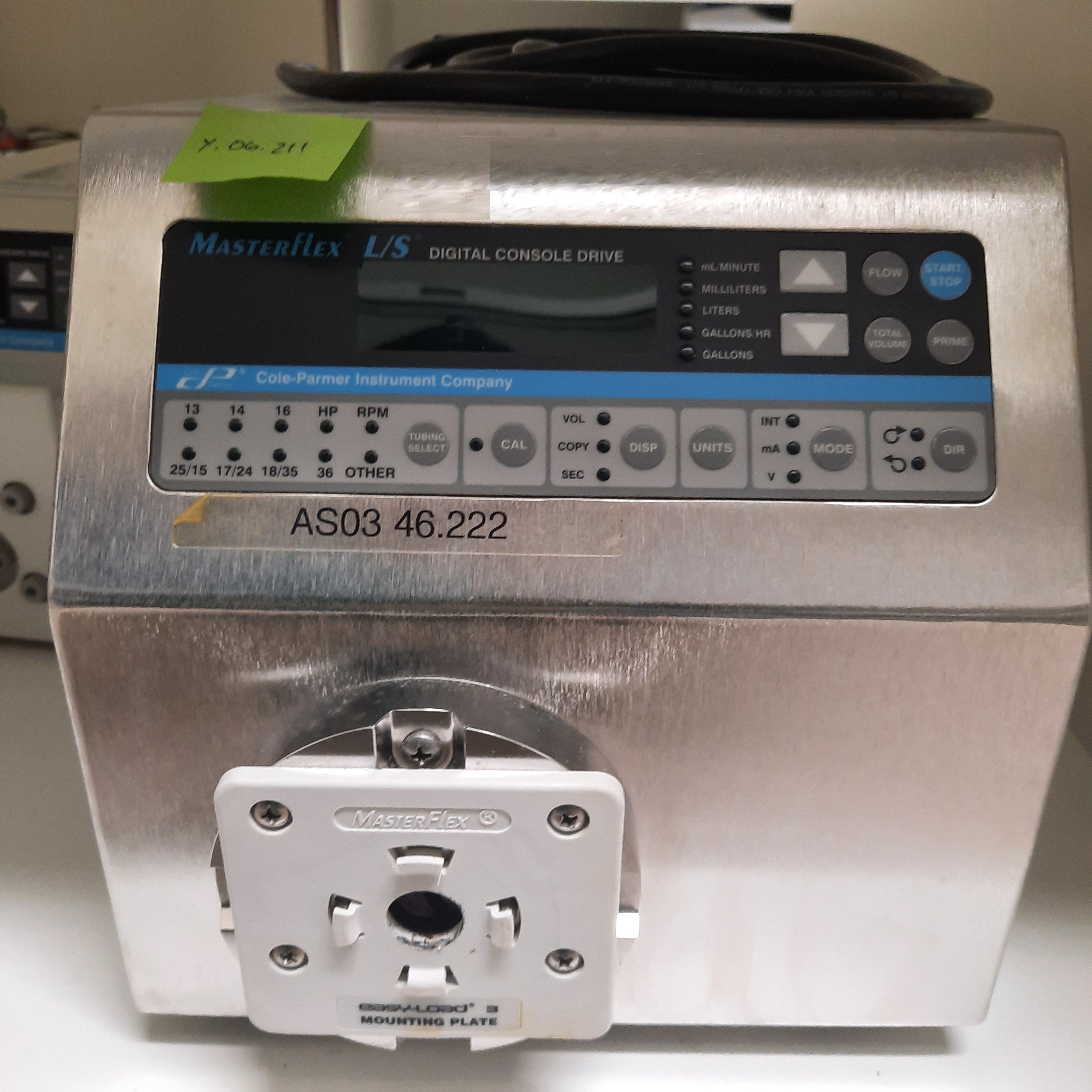 Used Peristaltic Pump - Masterflex L/S - 7575-00 - 59.06.211.GR