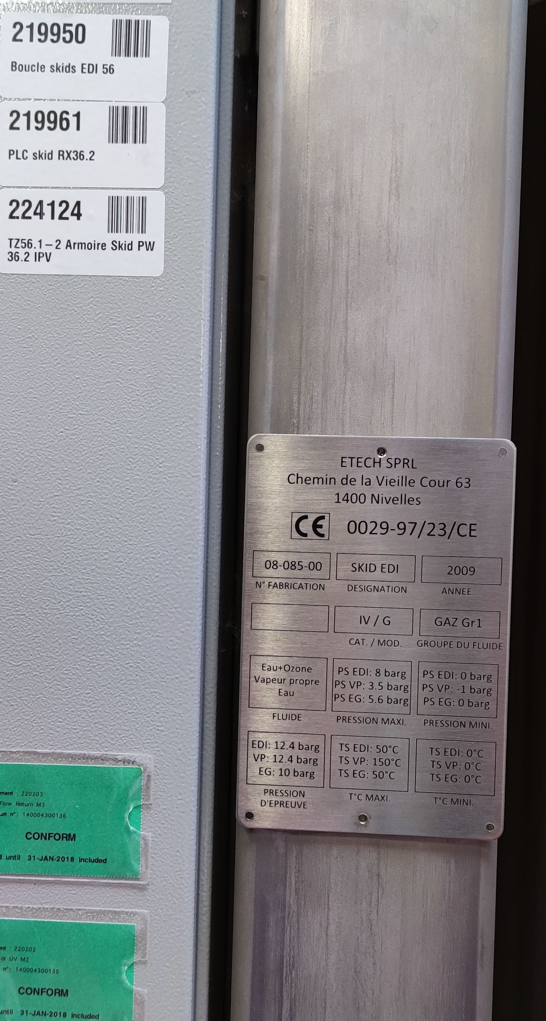 Used Ultra Water Filtration-Edi Skid-500B