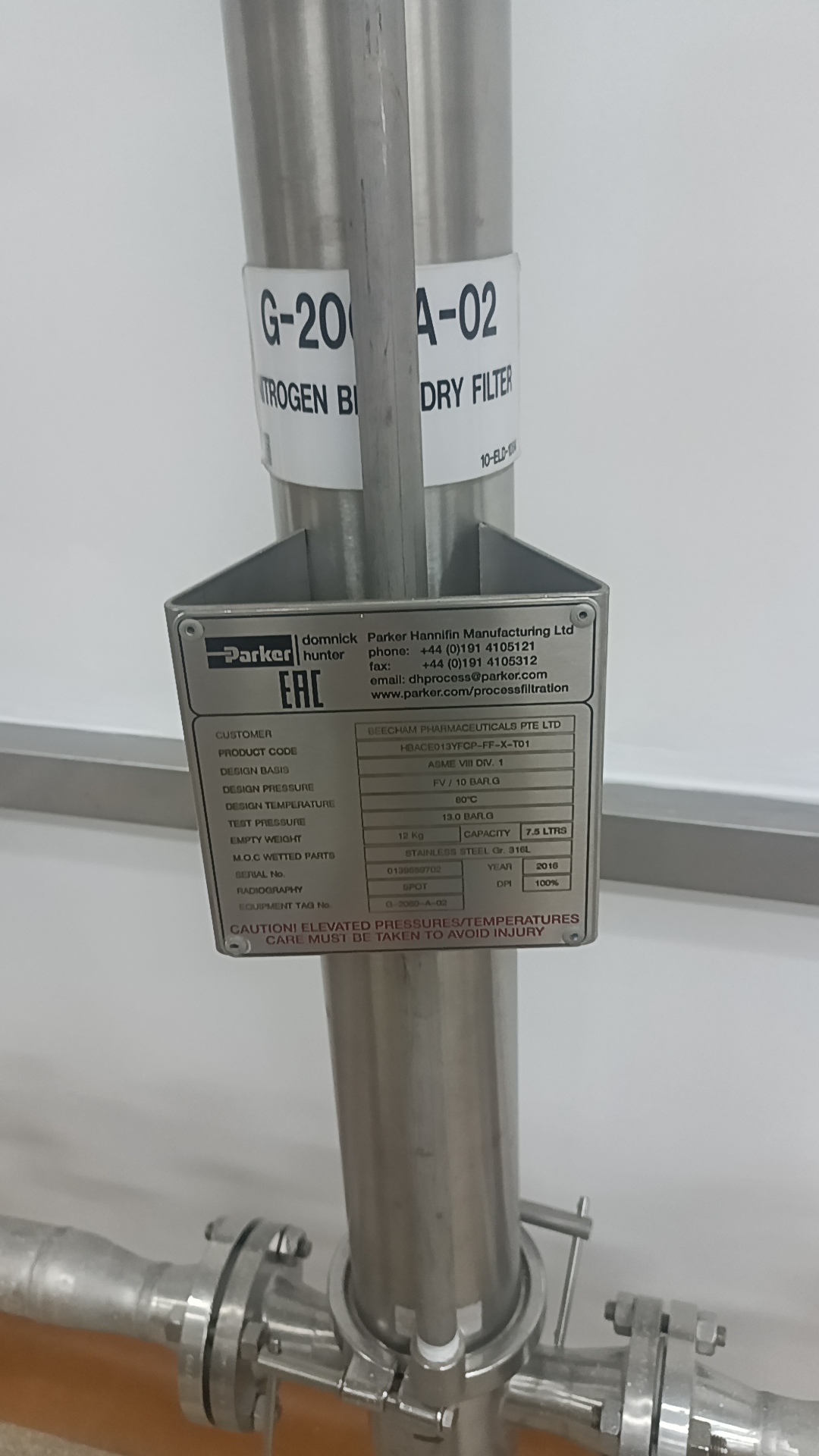 Used Fest Filter - BHS Sonthofen Gmbh - SG019