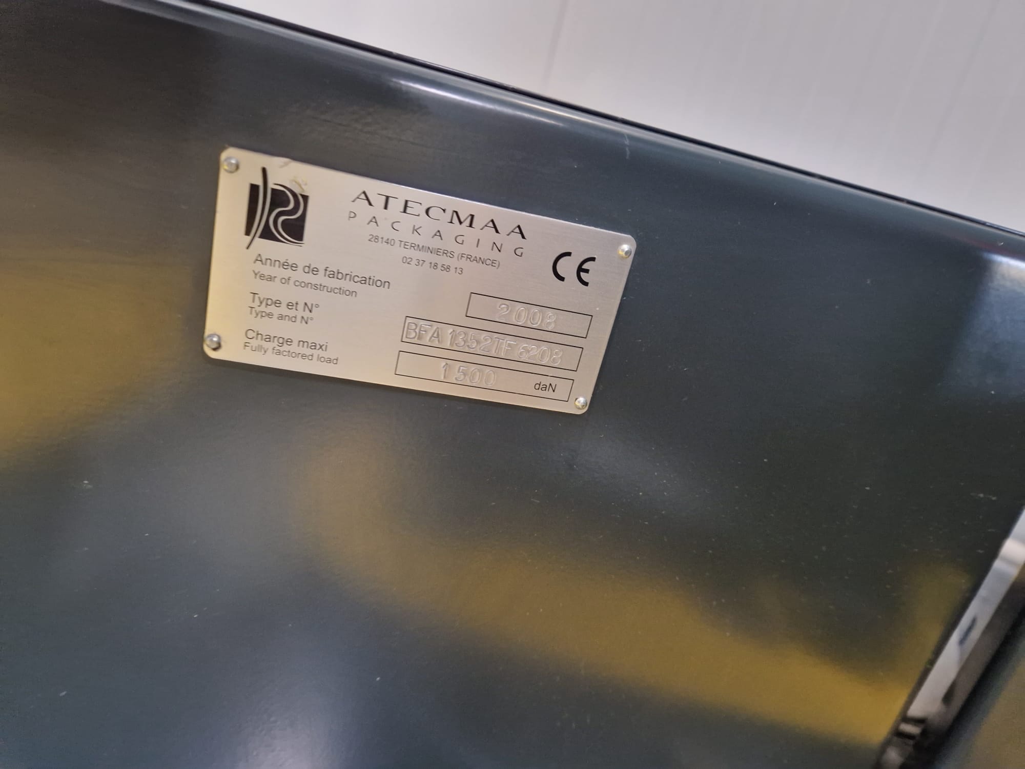 Used Packaging Equipment - Atecmaa - BFA1352TF6208 - FR.009.GS