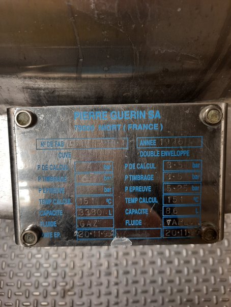 Used Storage Tank - Pierre Guerin - 36.02.50 (2)