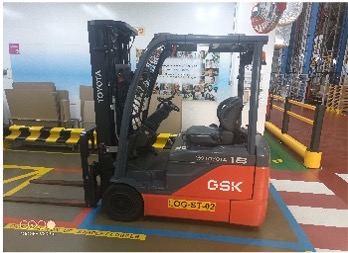Used Toyota Battery Forklift - Toyota / 8FBE18 - SG134 