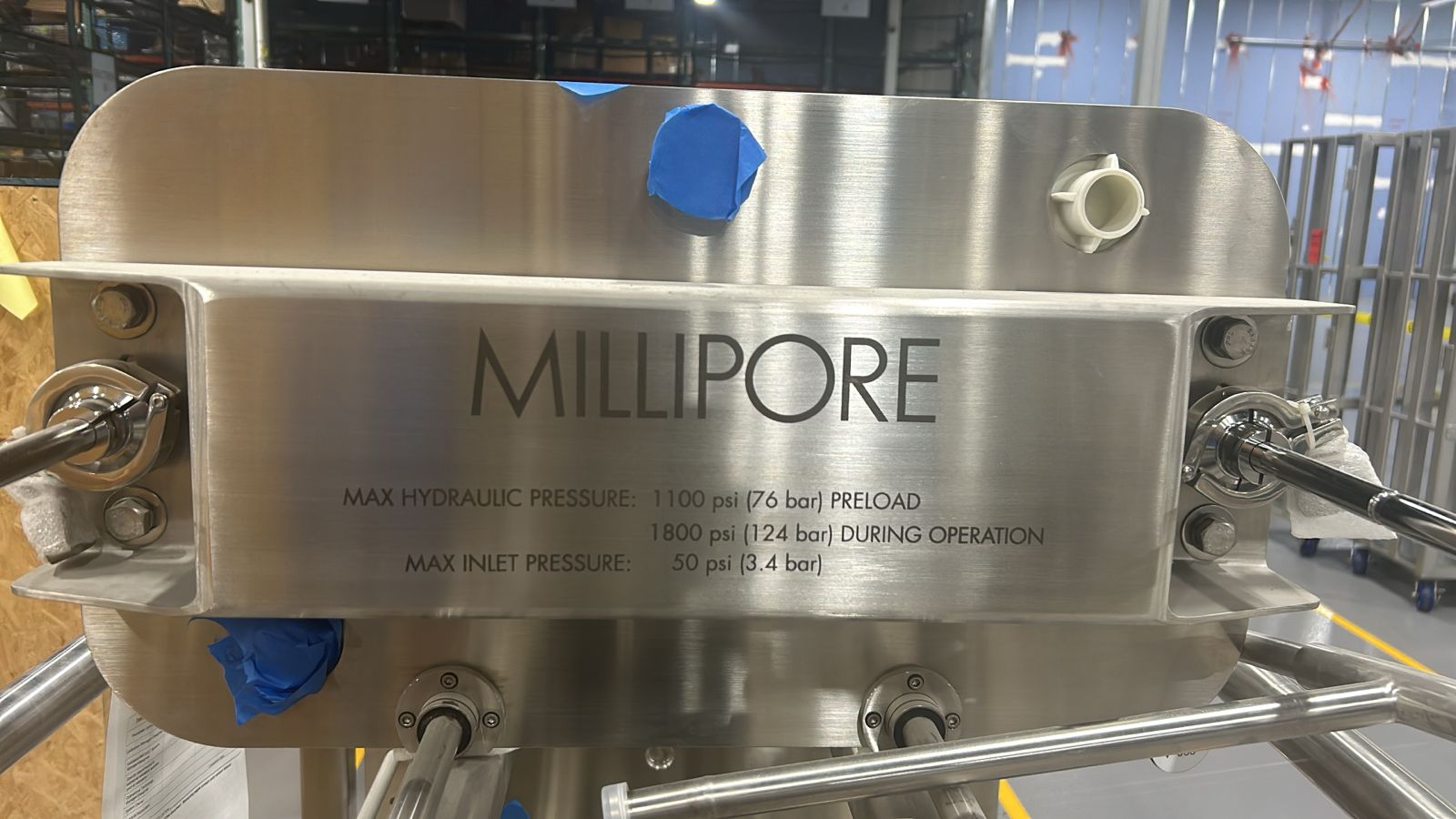 Used Millistak + Pod Holder Without Manifold - Millipore - FL-51510