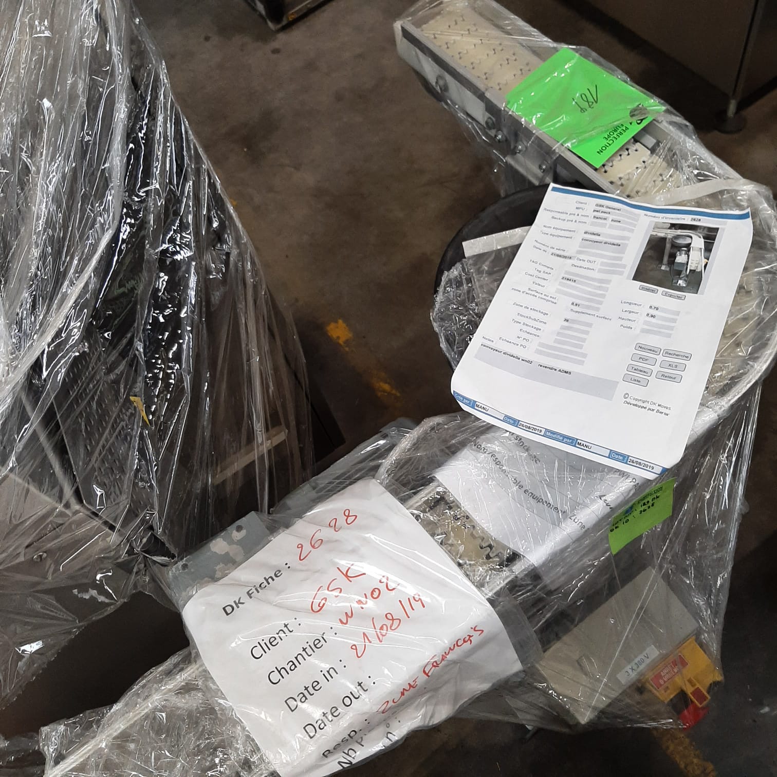 Used Dividella Conveyor - DK2628.WG