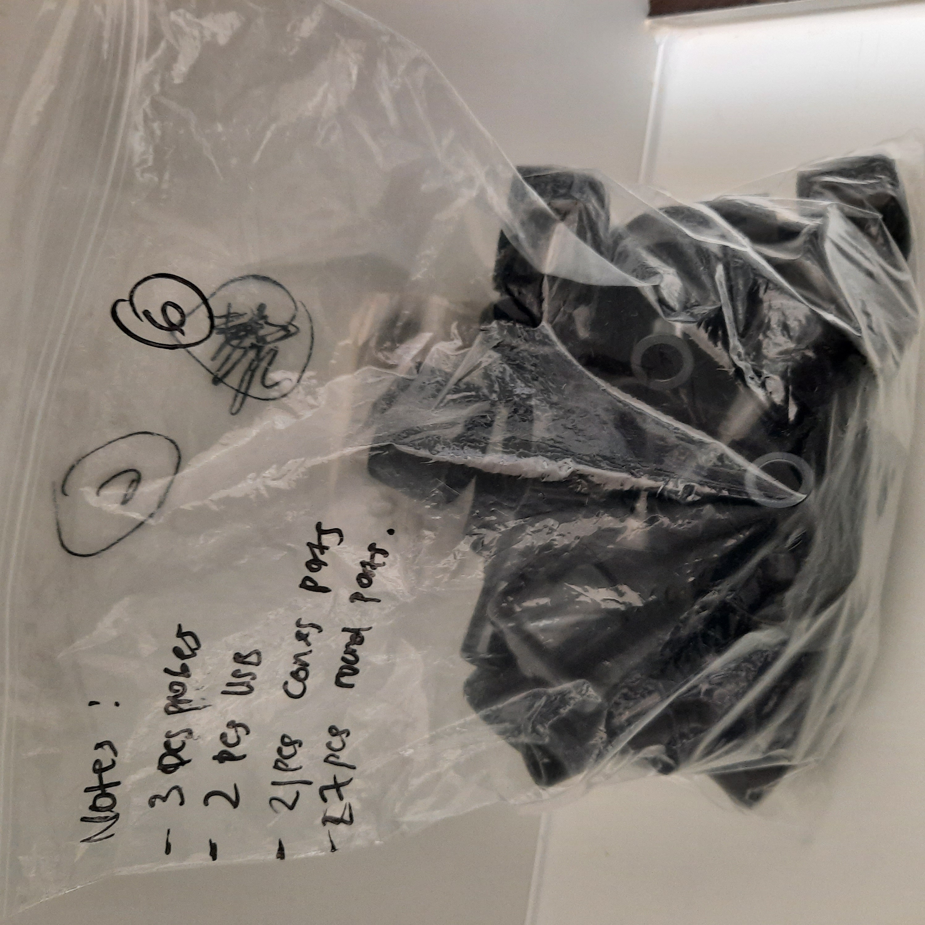 Used 6 Bags/Pack Of Lasair III Particle Counter Spareparts - X.06.245