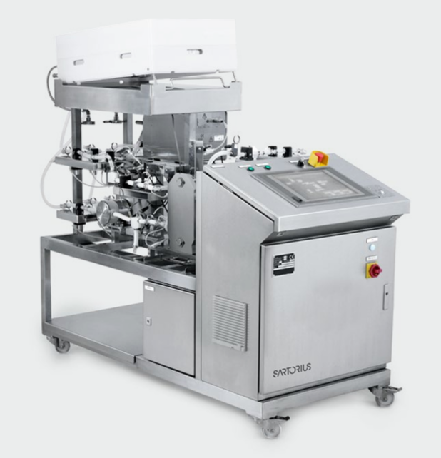 Used Single Use Tangential Flow Filtration System - Sartorius - Sartoflow 1000 - BT.216.GE