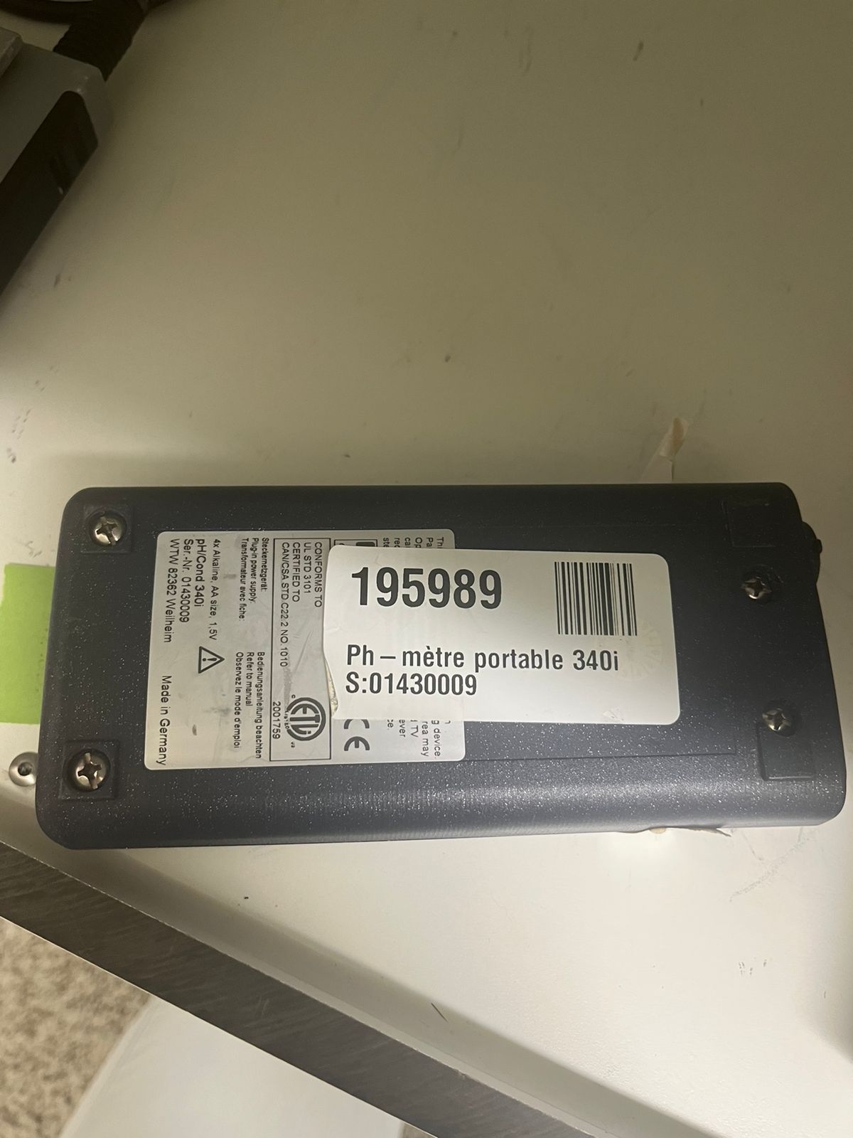 Used PH Meter - 340I - X.06.328