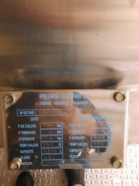 Used Storage Tank - Pierre Guerin - 36.02.52