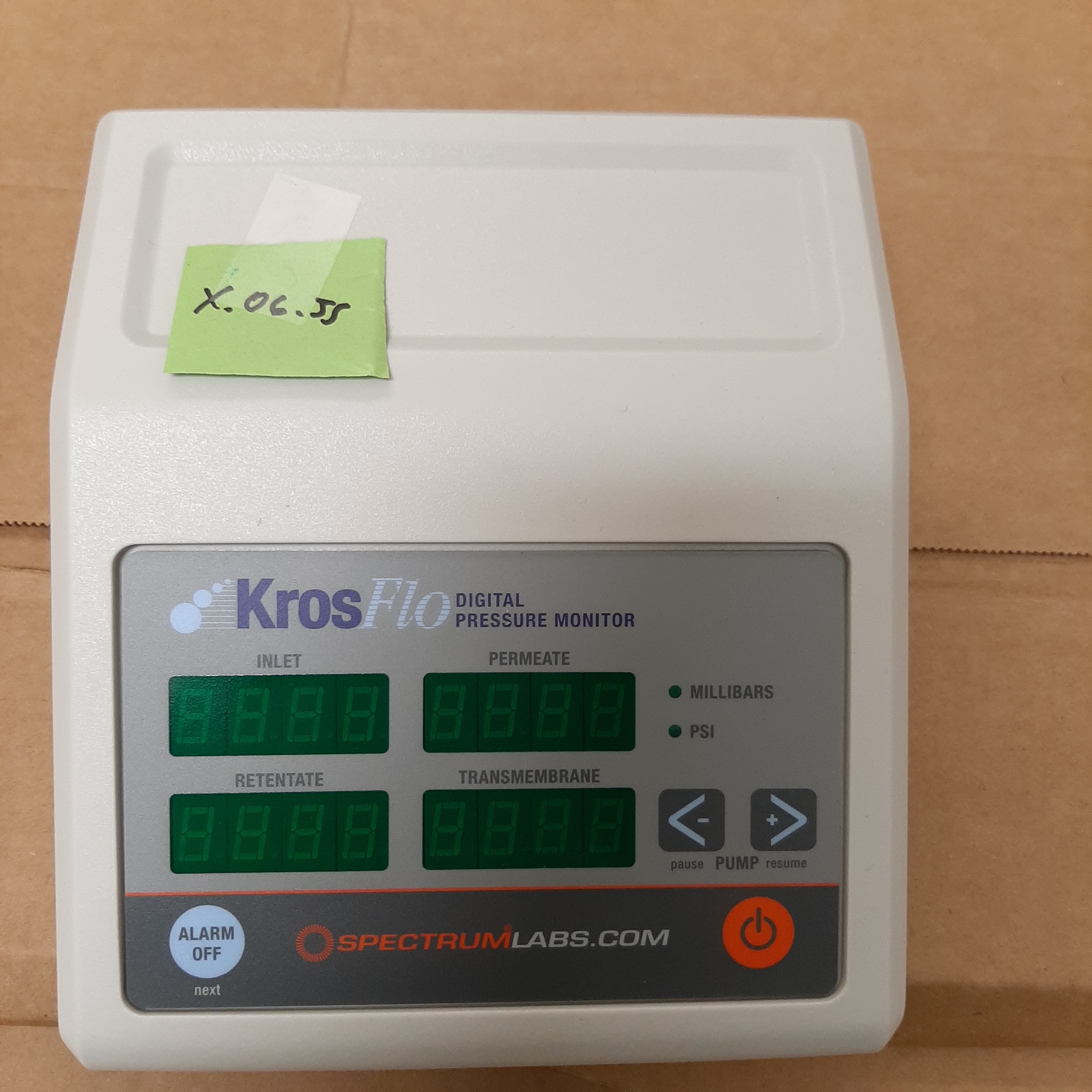 Used Digital Pressure Monitor - Krosflo - X.06.55