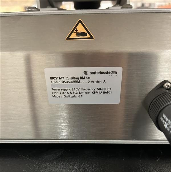 Used Bioreactor with Rocker Bioreactor - Sartorius - BTH013