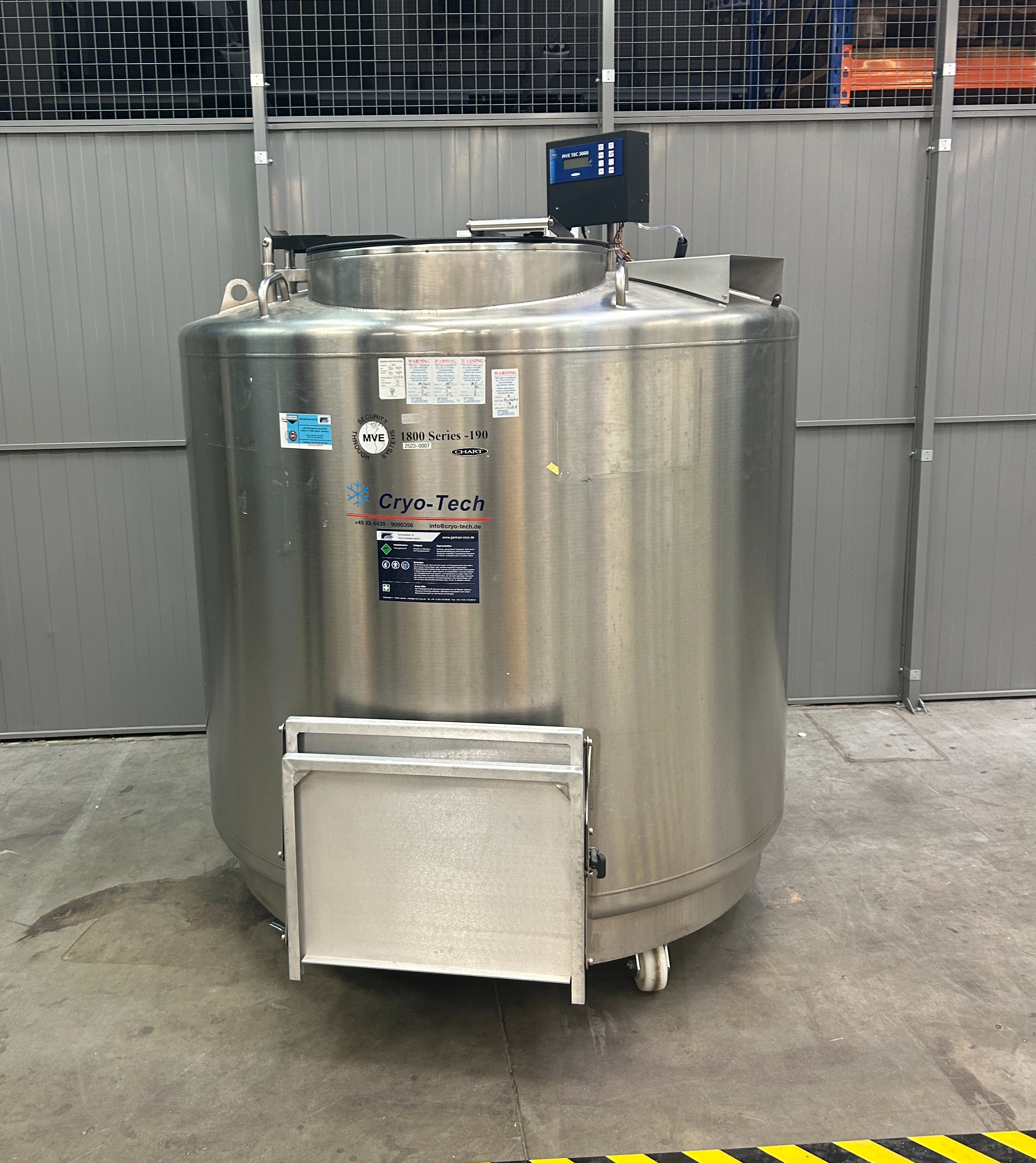 Used Cryostatic Storage - Chart Industries Inc - MVE1894R-190AF-GB - BTH173