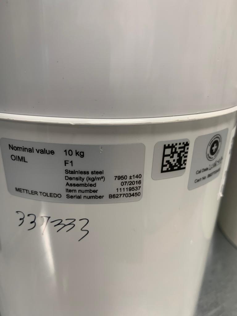 Used Calibration Weight - X07.072