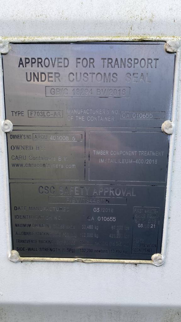 Used Water Filtration In Container - F703LC-AA - DK0001.WA