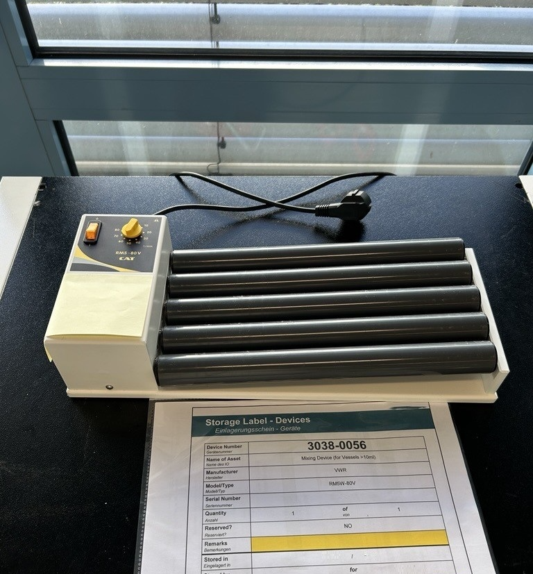 Used Mixing Device (For Vessels >10ml) - VWR - RM5W-80V - BTH072