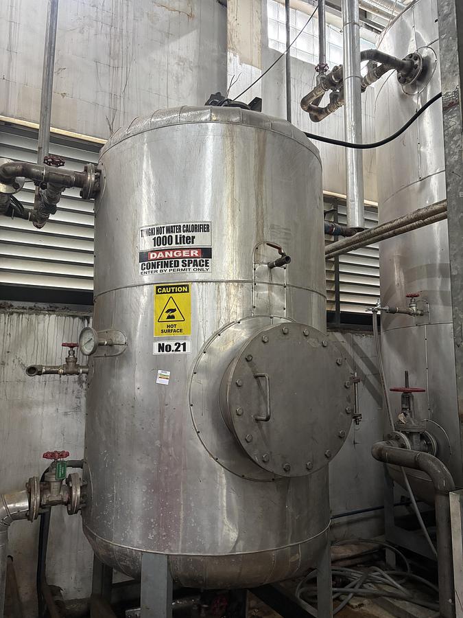 Used Hot Water Tank For HCM DB And Kiln - LC0190