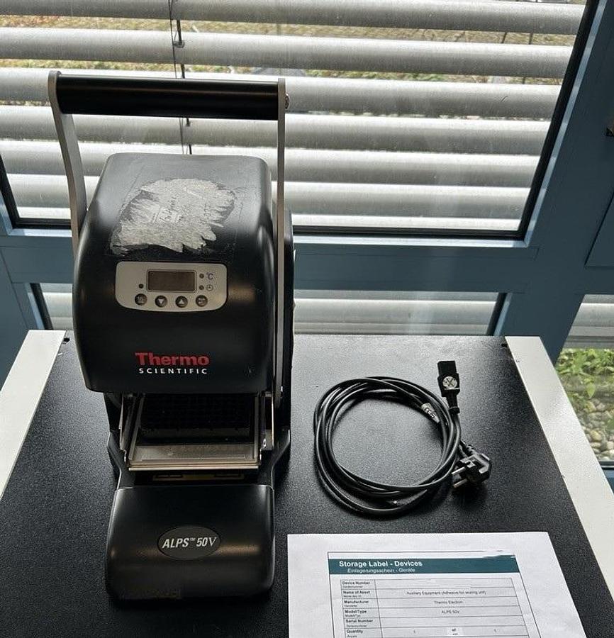 Used Adhesive Foil Sealing Unit - Thermo Electron - ALPS 50V - BTH033