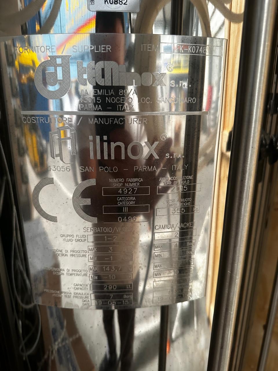 Used Bioreactor - Tecninox - DK4927