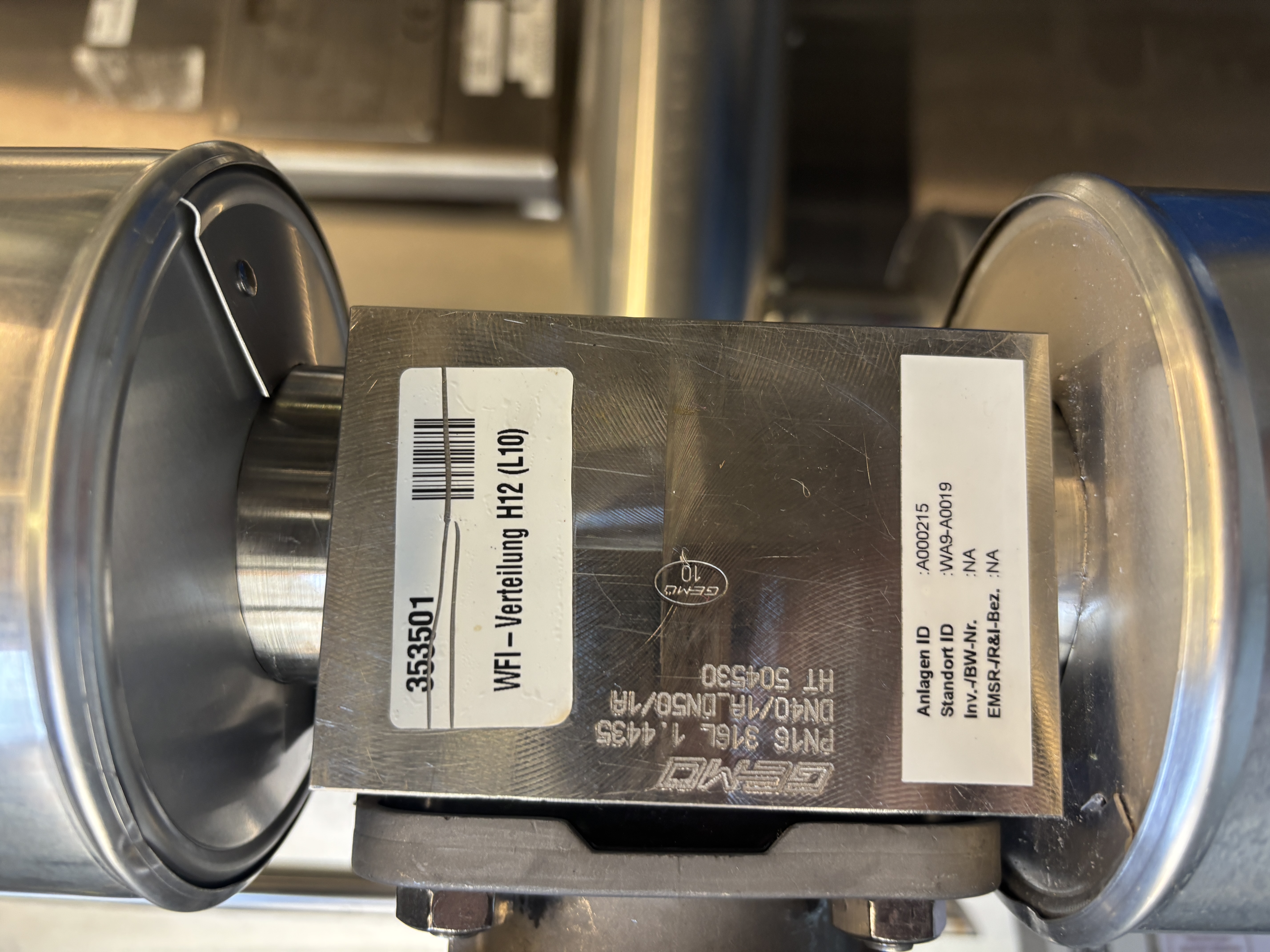 Used WFI Tank - Eckhardt + Hedderich - PS011