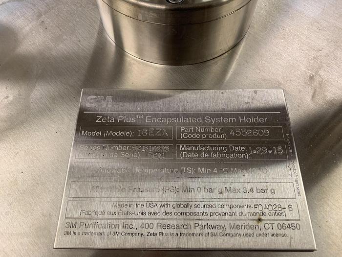 Used System Holder / Support for deep filters - 3M - Zeta Plus 16EZA - 01.012.GG