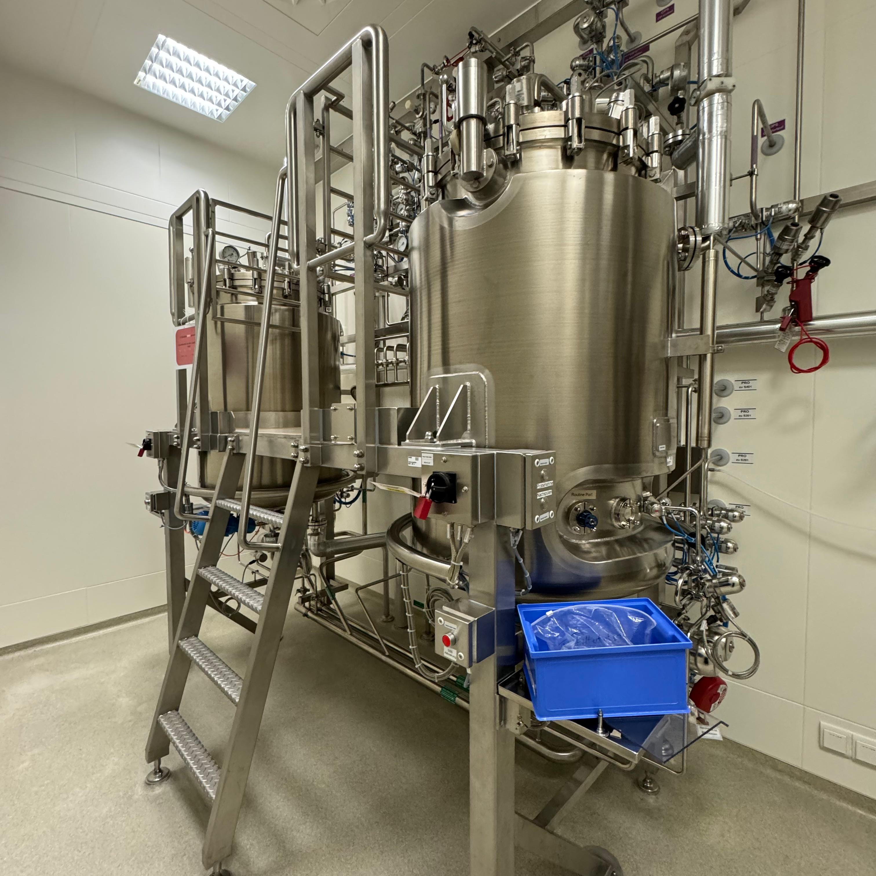 Used Harvest, Preparation, Inactivation Containers: 6 Permanently Piped Containers - GR013