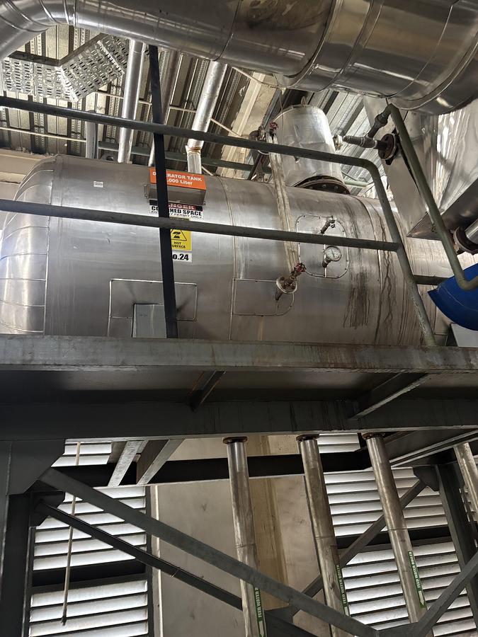 Used Atmosferic Dearator Cylindric Horizontal Tank - LC0189