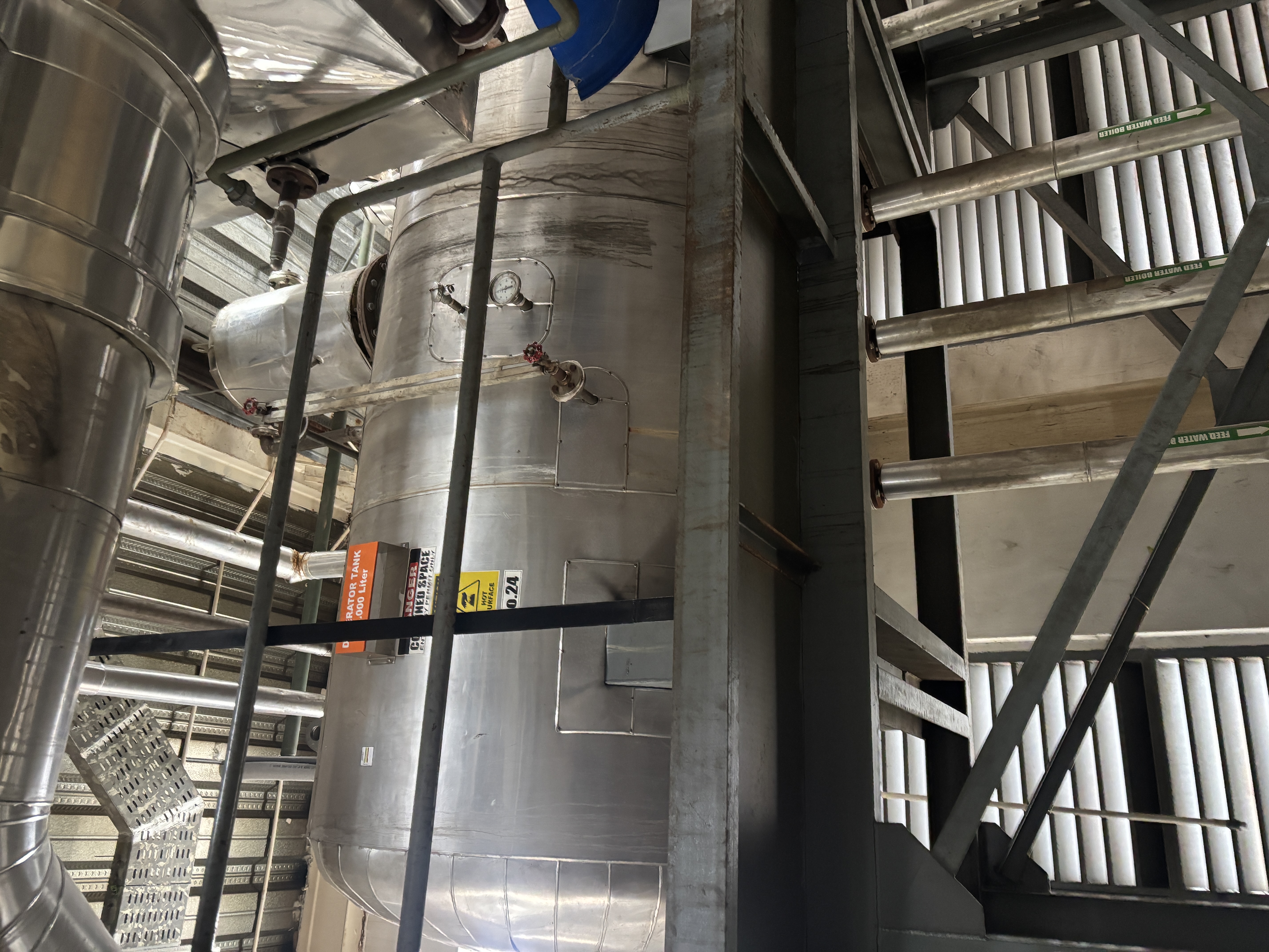 Used Atmosferic Dearator Cylindric Horizontal Tank - LC0189