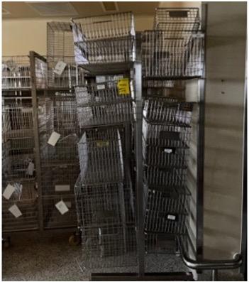 Used Rack and Baskets - 39.03.030.GR