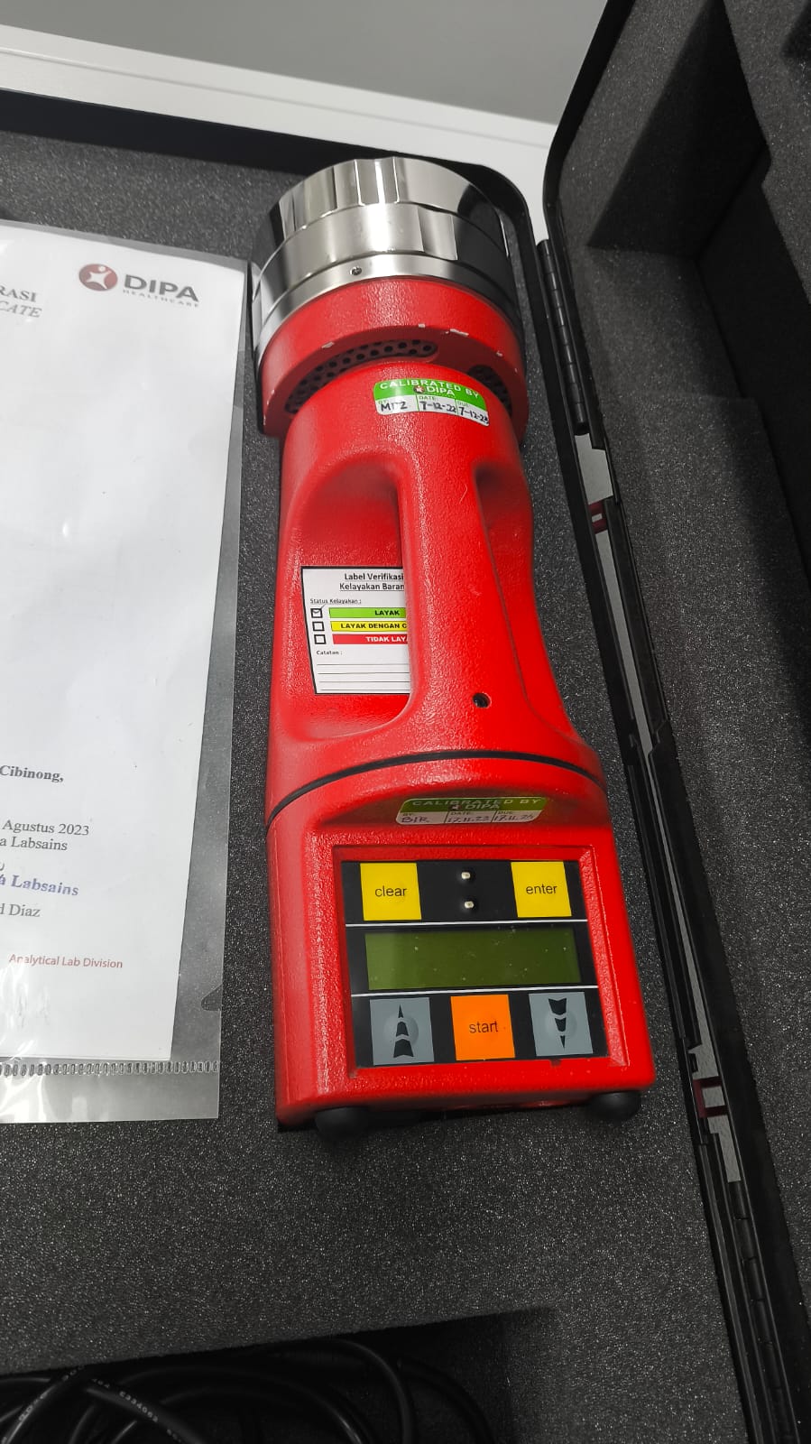 Used Air Sampler - Oxoid - EM0100S - DKN001, DKN002