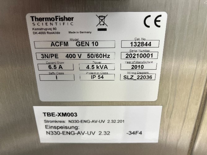 Used Inclusive Equipment - Thermo Fisher Scientific - ACFM Gen 10 - GR007