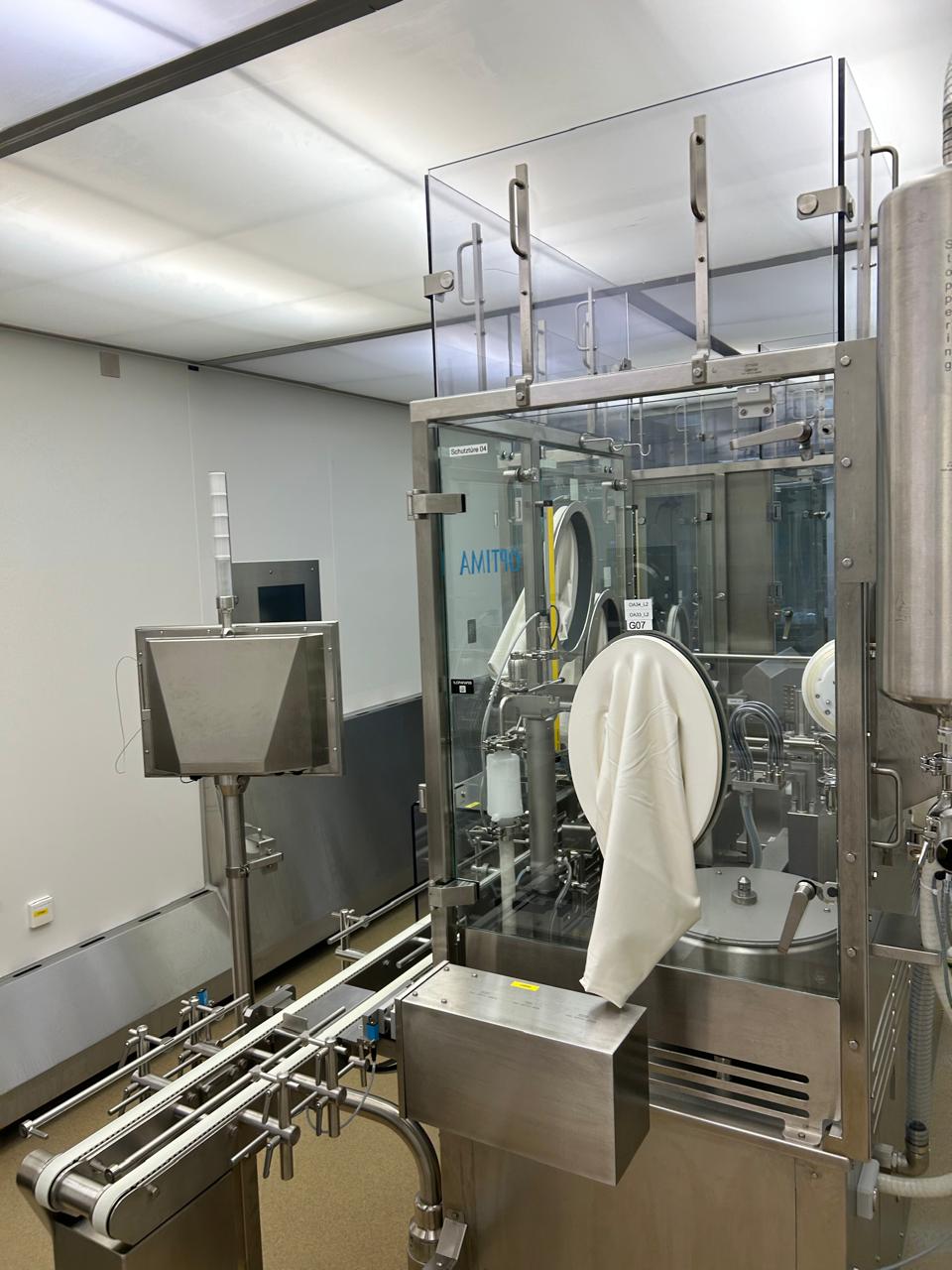 Used Syringe, Cartridge and Vial Filling line - Optima - SV125