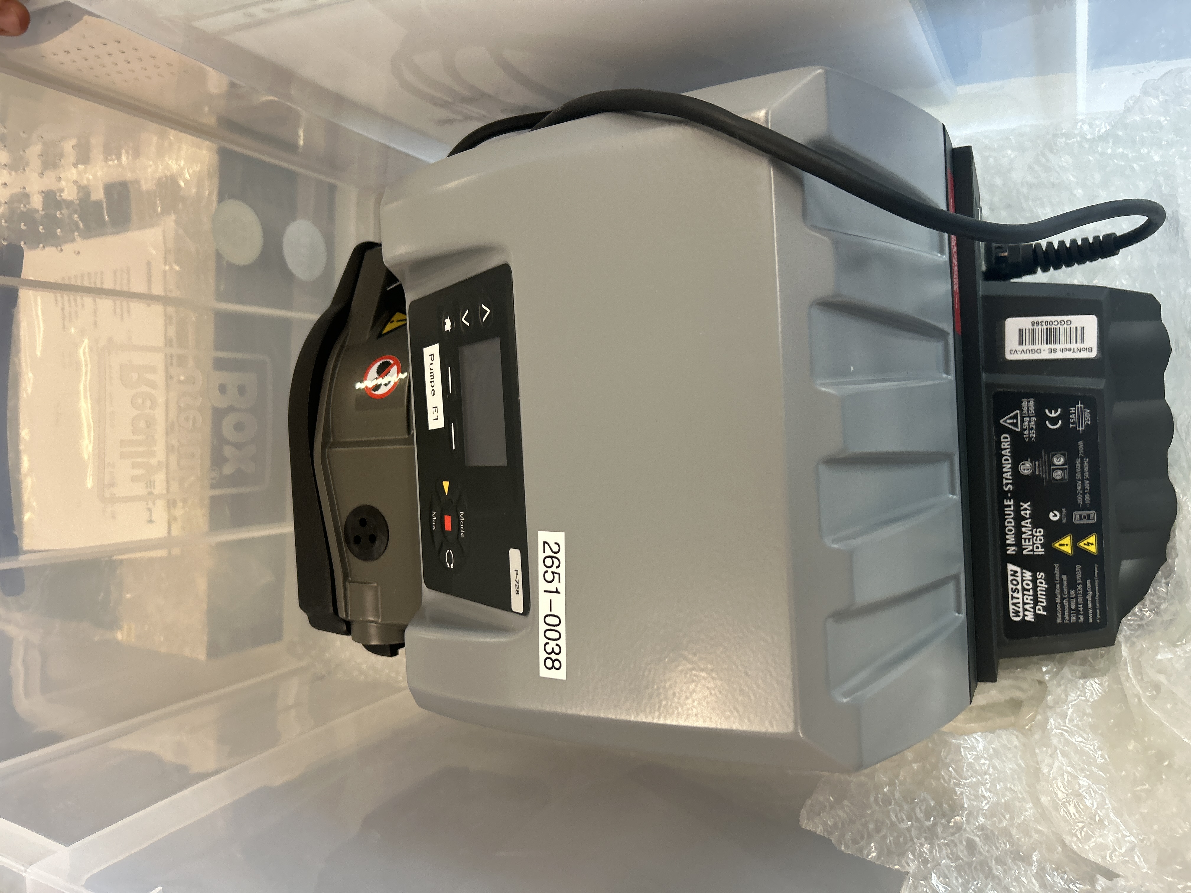 Used Peristaltic Pump - Watson Marlow - Nema 4x - BTH156, BTH157