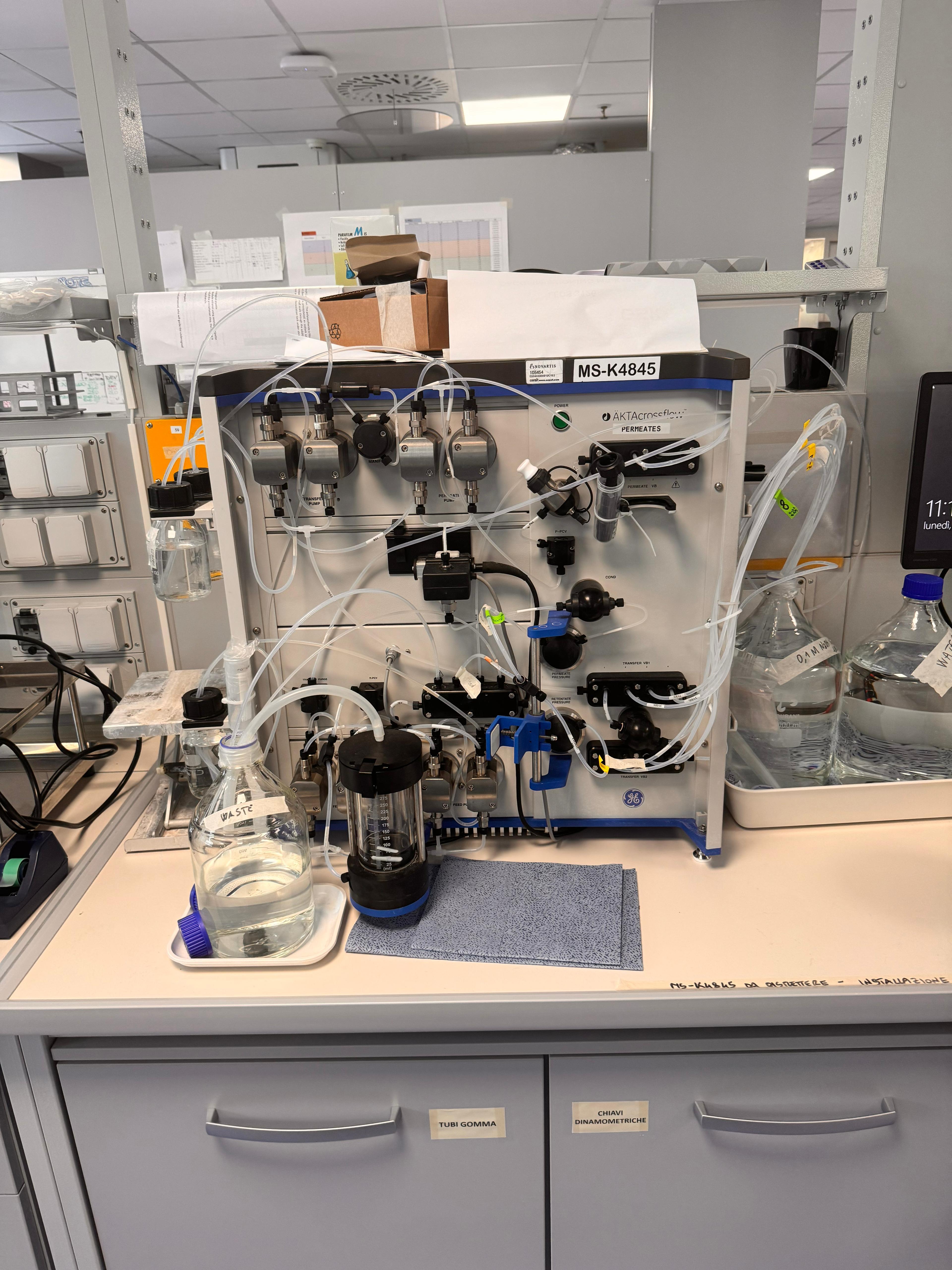 Used Tangential Flow Filtration System - GE Healthcare - ÄKTA Crossflow - 004.OB