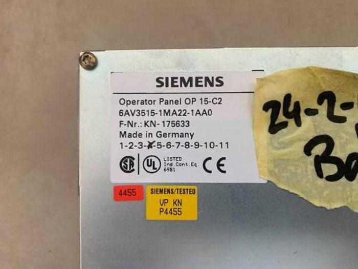 Used Siemens Coros OP15