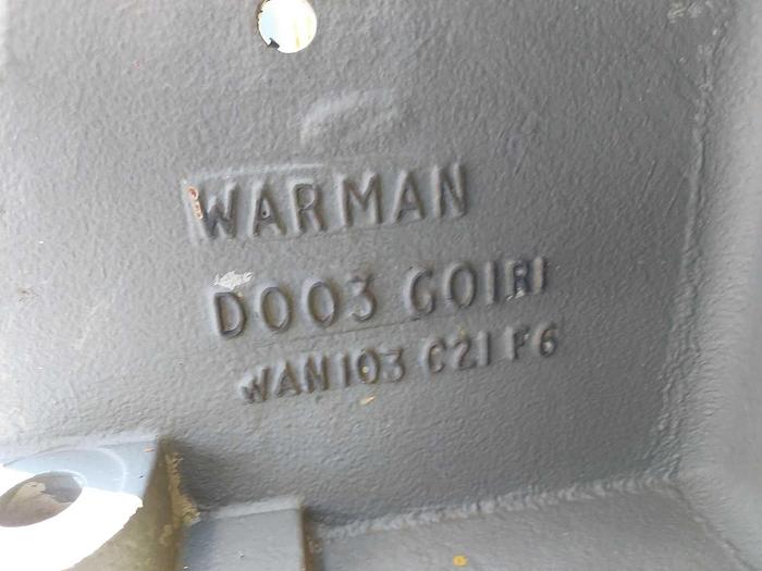 Used Warman 4/3 DAH Slurry Pump